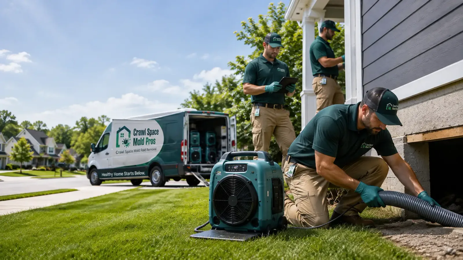 Crawl Space Mold Removal in North Royalton, OH